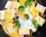 豆腐とブロッコリーの卵とじ作り方5写真
