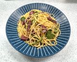 こごみとホタルイカのペペロンチーノ作り方8写真