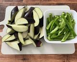 ☆簡単☆なすとピーマンの肉味噌炒め作り方1写真