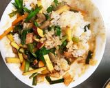 お一人様☆野菜たっぷりさっぱり中華ドリア作り方28写真