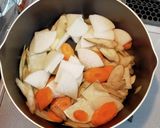 ささみ入り治部煮風けんちん汁作り方6写真