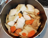 ささみ入り治部煮風けんちん汁作り方6写真