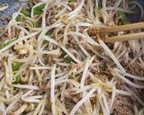 合挽き肉ともやしの炒め物作り方8写真