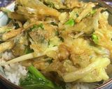 菜の花とたけのこのかき揚げ天丼作り方8写真