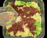 レンジで簡単　コンビーフ春キャベツ作り方6写真