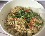 【簡単】レンジだけで♪春菊の白あえ作り方6写真