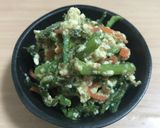 【簡単】レンジだけで♪春菊の白あえ作り方7写真