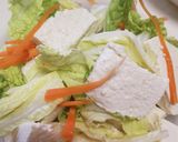 レンジだけで♪崩し豆腐のあんかけ～作り方3写真