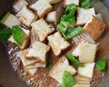 竹の子と厚揚げのあんかけ丼 酸味と辛味作り方2写真