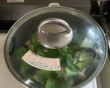 青菜ときのこのオイル和え作り方2写真