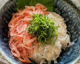 生しらすと生桜海老の春の２色丼作り方3写真