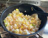 明太子ふりかけ(あかり)でピリ辛!炒飯作り方10写真