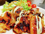 揚げずに簡単♡甘酢照り焼きマヨチキン