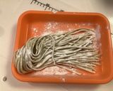 パスタマシンの限界か、加水率36%中華麺作り方17写真