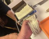 パスタマシンの限界か、加水率36%中華麺作り方16写真