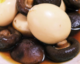 しいたけとたまごの煮物作り方4写真
