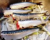 イワシのねぎプルーン煮。作り方3写真