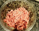 キャベツと玉ねぎのシンプル焼肉ハンバーグ作り方1写真