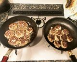 キャベツと玉ねぎのシンプル焼肉ハンバーグ作り方6写真