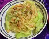 春キャベツと小エビのパスタ作り方10写真