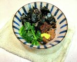 青物野菜と納豆と海苔の醤油麹和え作り方5写真