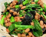 青物野菜と納豆と海苔の醤油麹和え作り方6写真