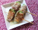 とろけるチーズの肉巻きピーマン串焼き♪作り方1写真