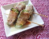 とろけるチーズの肉巻きピーマン串焼き♪作り方2写真