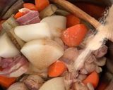 ほろほろ&栄養満点！鶏肉と根菜の煮物作り方6写真