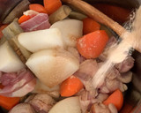 ほろほろ&栄養満点！鶏肉と根菜の煮物作り方6写真