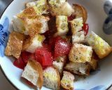余ったパンとトロトロ卵朝ごはん作り方3写真