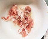 簡単ピリ辛金平味豚こま大根青椒肉絲風作り方1写真