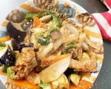 フルーティーキムチ味豚こま大根青椒肉絲風作り方14写真