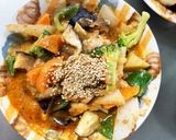 フルーティーキムチ味豚こま大根青椒肉絲風作り方17写真