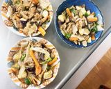 簡単ピリ辛金平味豚こま大根青椒肉絲風作り方15写真