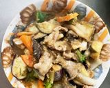 簡単ピリ辛金平味豚こま大根青椒肉絲風作り方16写真