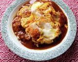 再現！名代富士そばのカレーかつ丼♪作り方2写真