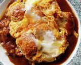 再現！名代富士そばのカレーかつ丼♪作り方3写真