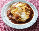 再現！名代富士そばのカレーかつ丼♪作り方4写真
