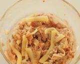 さば缶で♫油揚げのねぎ味噌チーズサンド作り方1写真