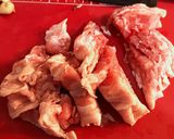 キャベツとしめじと長葱と豚バラの炒めもの作り方4写真