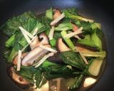 小松菜とシイタケの炒め煮作り方4写真