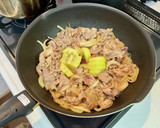 キウイと豚肉のしょうが焼き作り方5写真