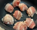 かわいい☆プチトマトの豚肉ころころ巻き作り方1写真