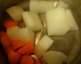 副菜～大根と練り天の煮物作り方2写真