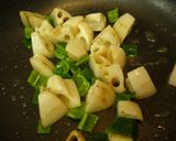 副菜～厚揚げとレンコンのオイスター炒め作り方3写真