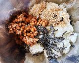 簡単めちゃウマ！納豆塩昆布混ぜご飯！作り方1写真