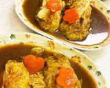 チーズりんごとろ〜り♡カレーキャベロール作り方17写真