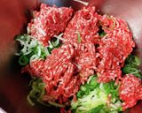 餃子、豚挽き肉と長ねぎだけ。作り方1写真