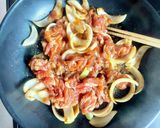 りんごでやわらか〜テジプルコギ作り方4写真